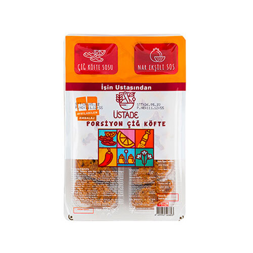 Üstade Porsiyon Çiğ Köfte (380 gr) Barkod Numarası