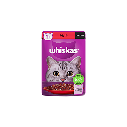 Whiskas Sığır Etli Yaş Kedi Maması (85 g) Barkod Numarası