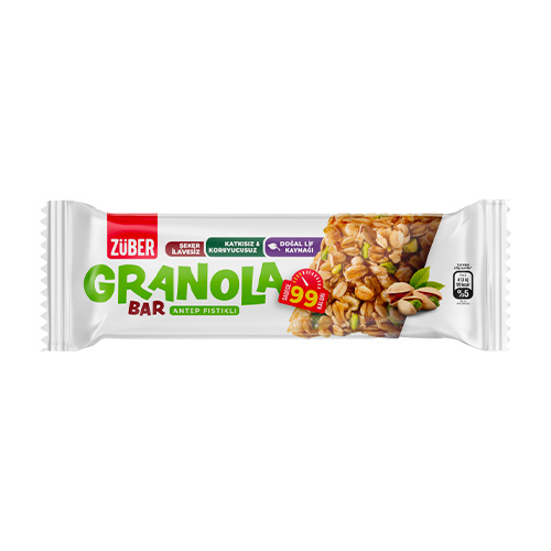 Züber Antep Fıstıklı Granola Bar (25 g ) Barkod Numarası