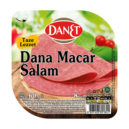 Danet Dana Macar Salam (50 g) Barkod Numarası