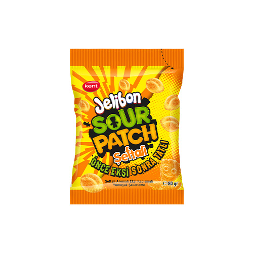 Jelibon Sour Patch Kids Şeftali (80 g) Barkod Numarası