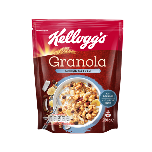 Kellogg's Granola Karışık Meyveli (250 g) Barkod Numarası