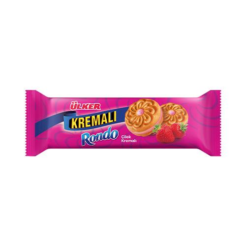 Ülker Rondo Çilek Aromalı Bisküvi (61 g) Barkod Numarası